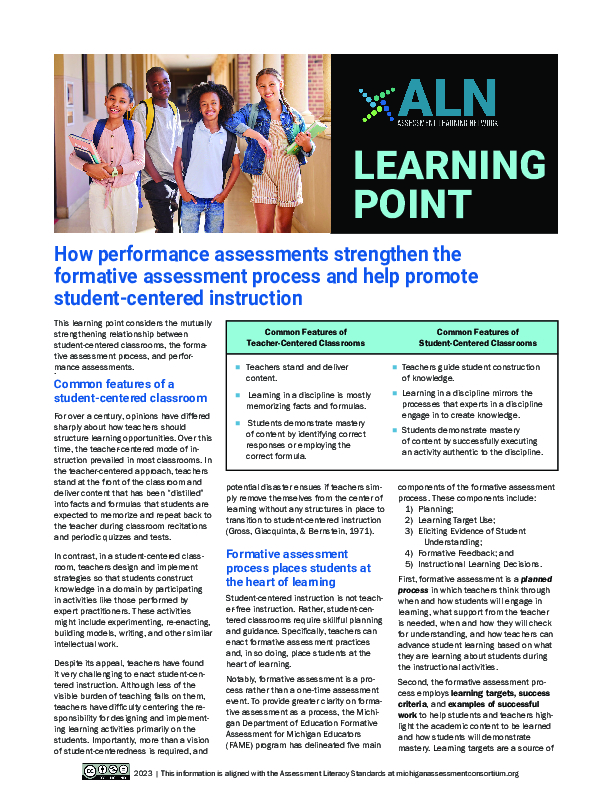 LP HOW PA STRENGTHENS STUDENT CENTERED INSTRUCTION